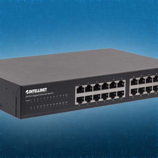 Intellinet 24-Port Gigabit Ethernet Switch (561273) – Intellinet