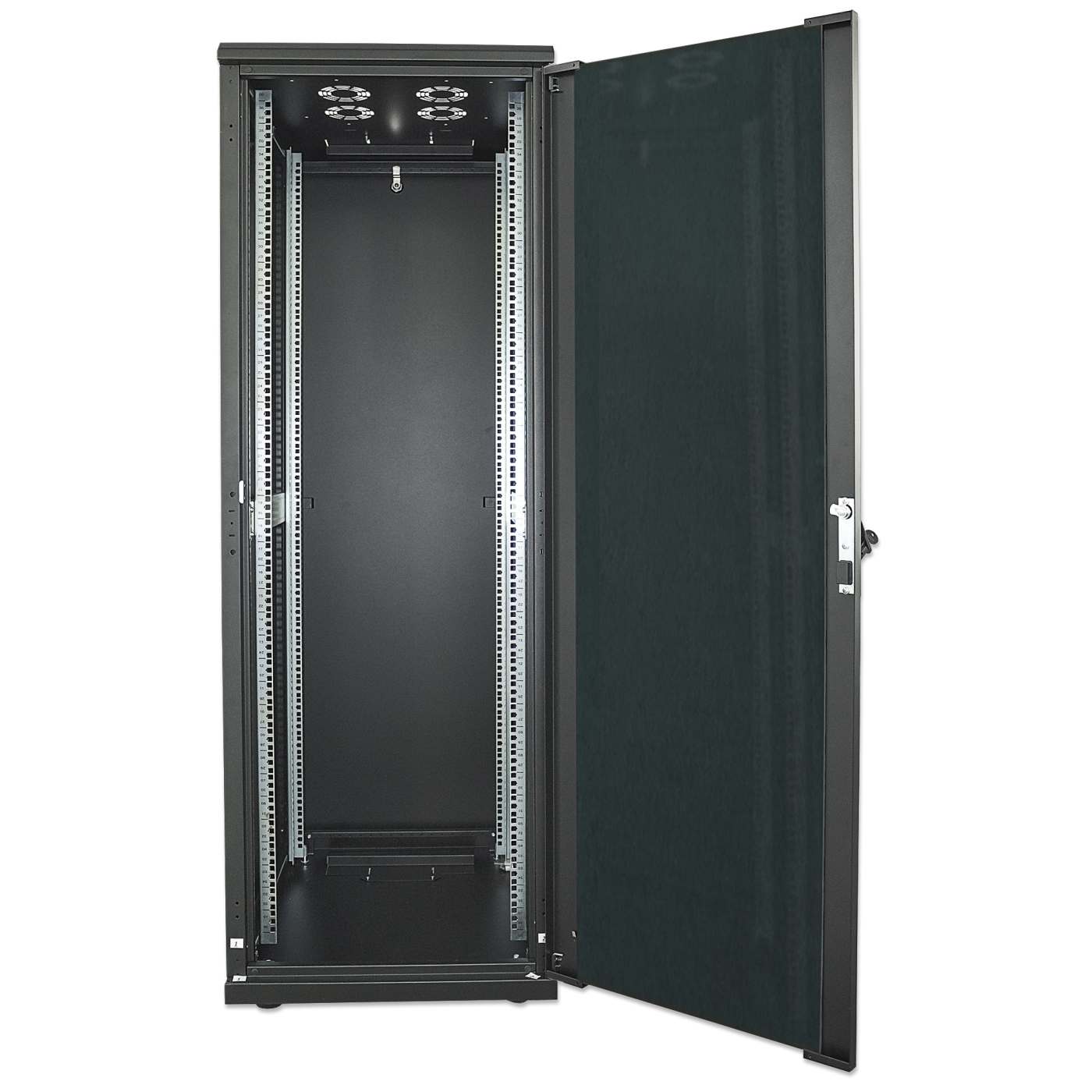 19" Network Cabinet, 42U, 800 (D) x 600 (W) x 2033 (H) mm, Black Image 5