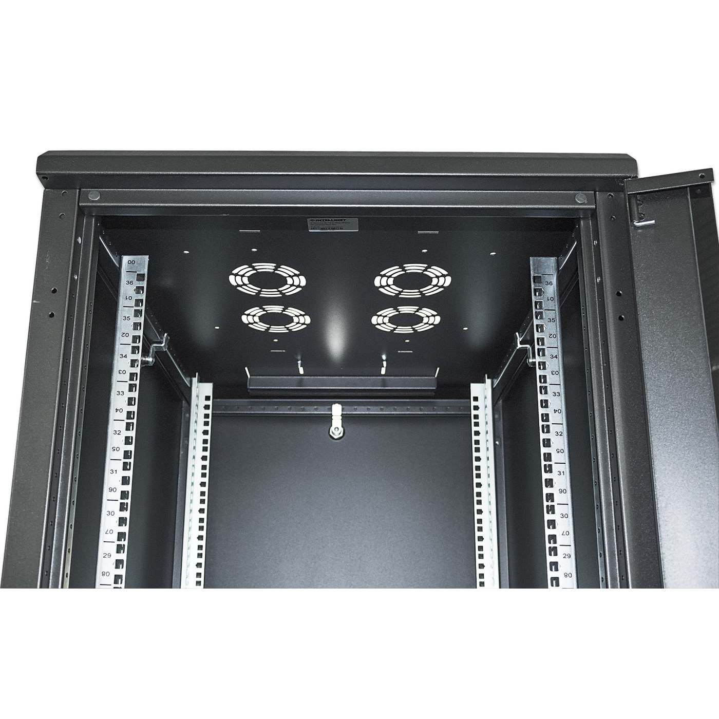 19" Network Cabinet, 42U, 800 (D) x 600 (W) x 2033 (H) mm, Black Image 6