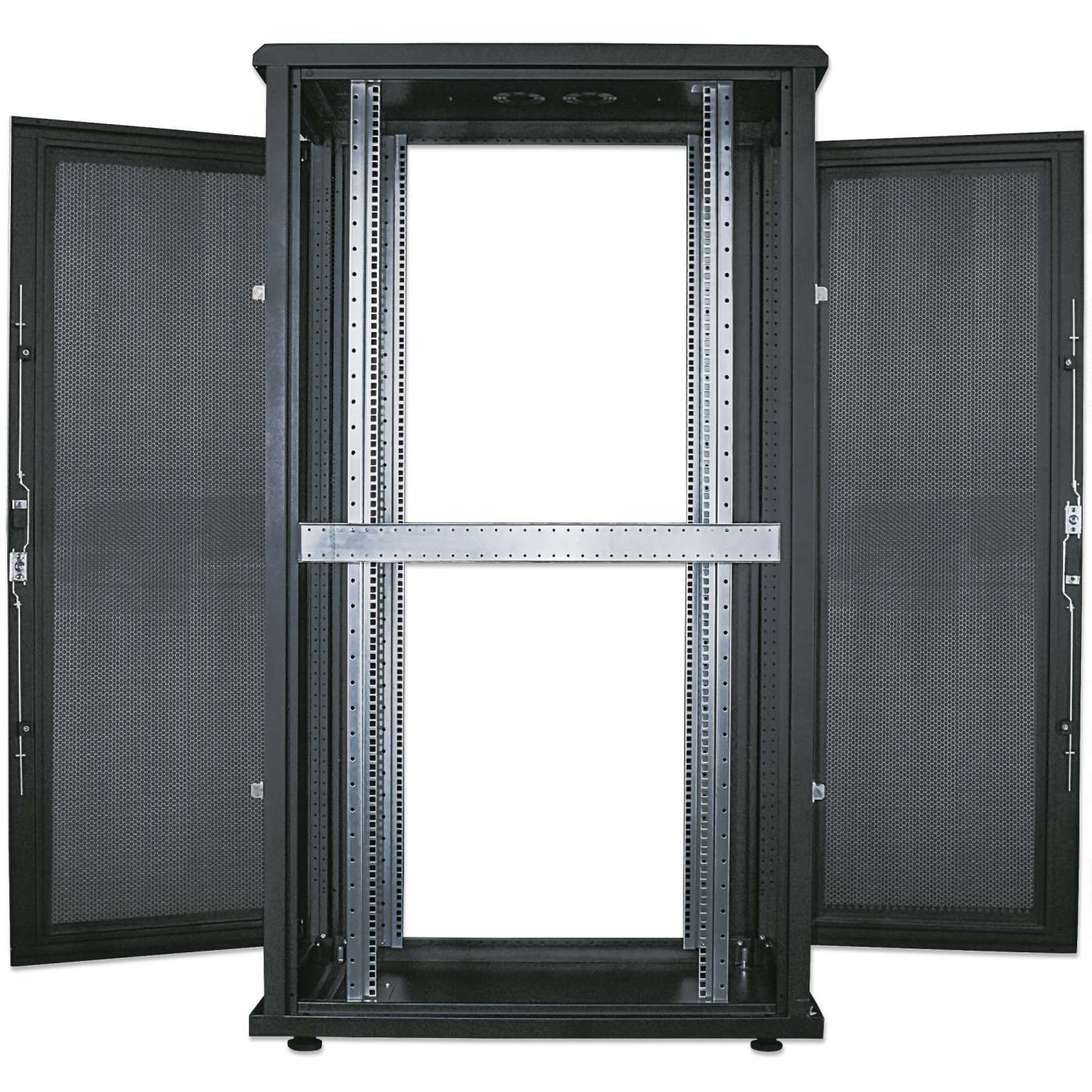 19" Server Cabinet, 42U, 1000 (D) x 600 (W) x 2033 (H) mm, Black Image 9