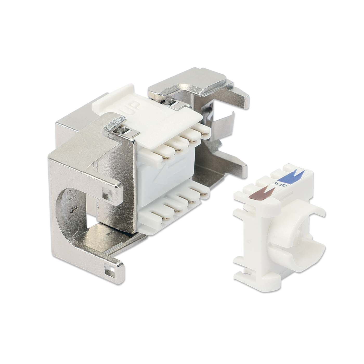 Cat8.1 40G Shielded Toolless Keystone Jack Image 6