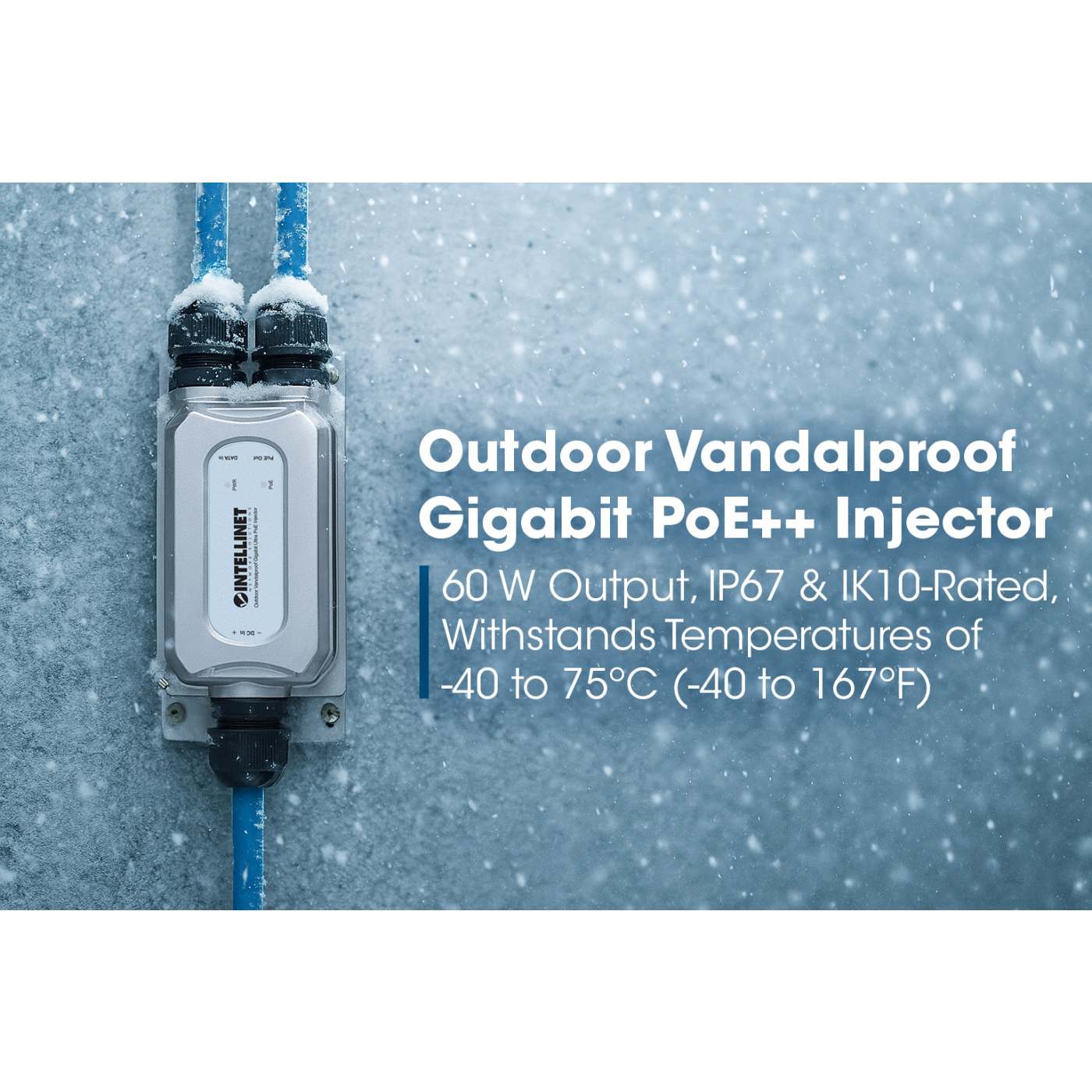 Outdoor Vandalproof Gigabit PoE++ Injector Image 15