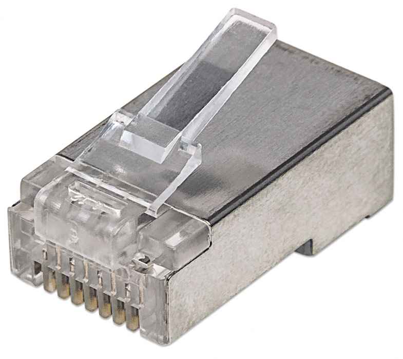 100-Pack Cat5e RJ45 Modular Plugs Pro Line Image 1