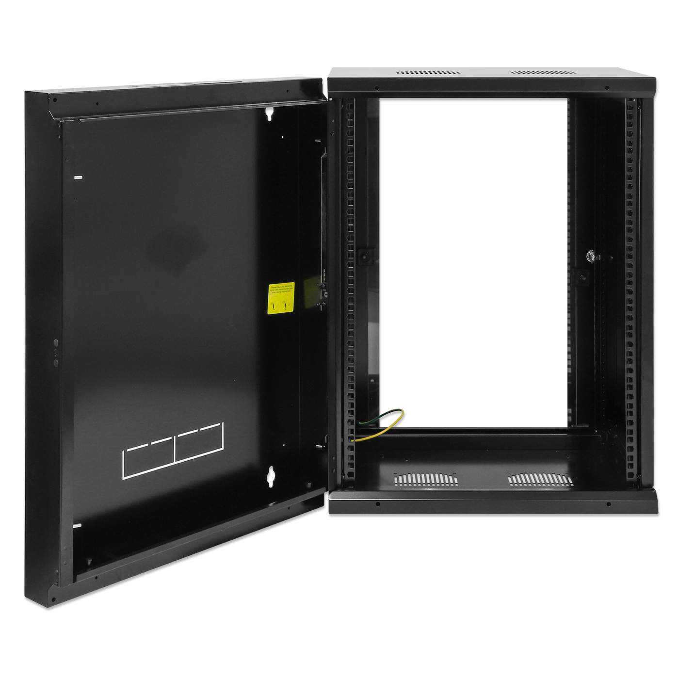 19" Double Section Wallmount Cabinet Image 8