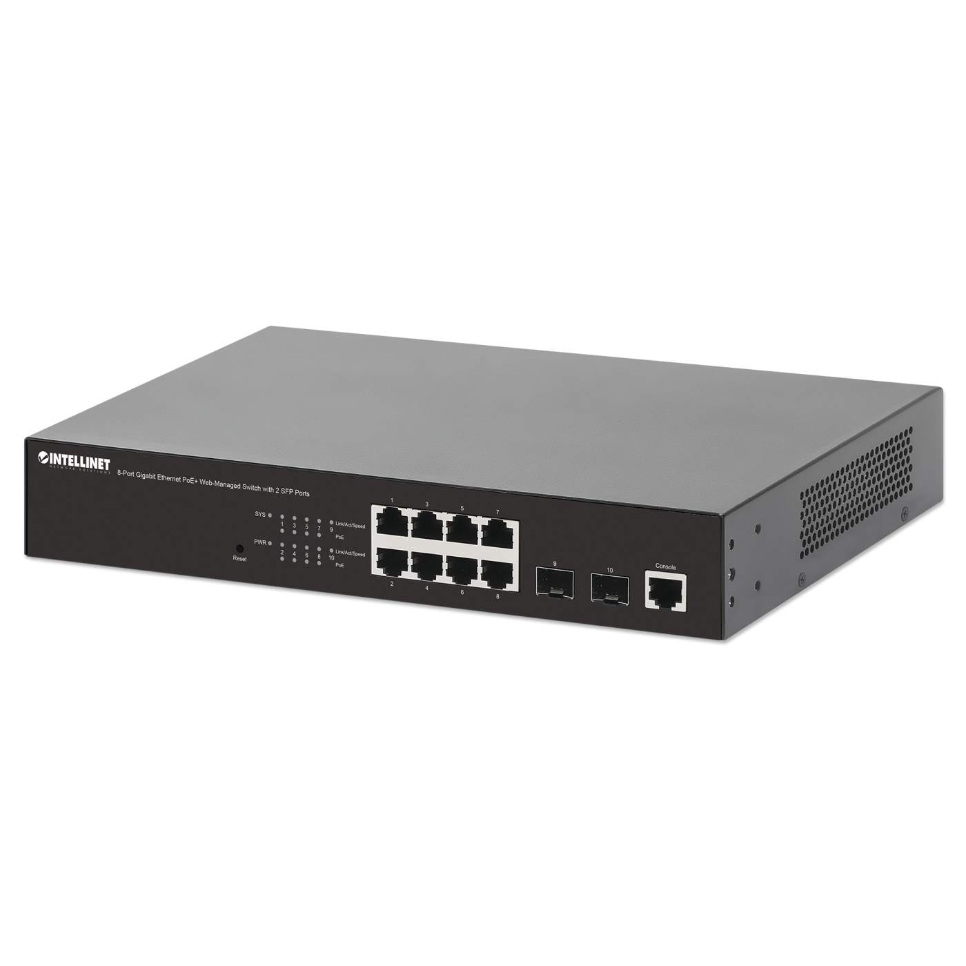 8-Port GbE PoE+ Web-Managed Switch w/ SFP Ports (561167
