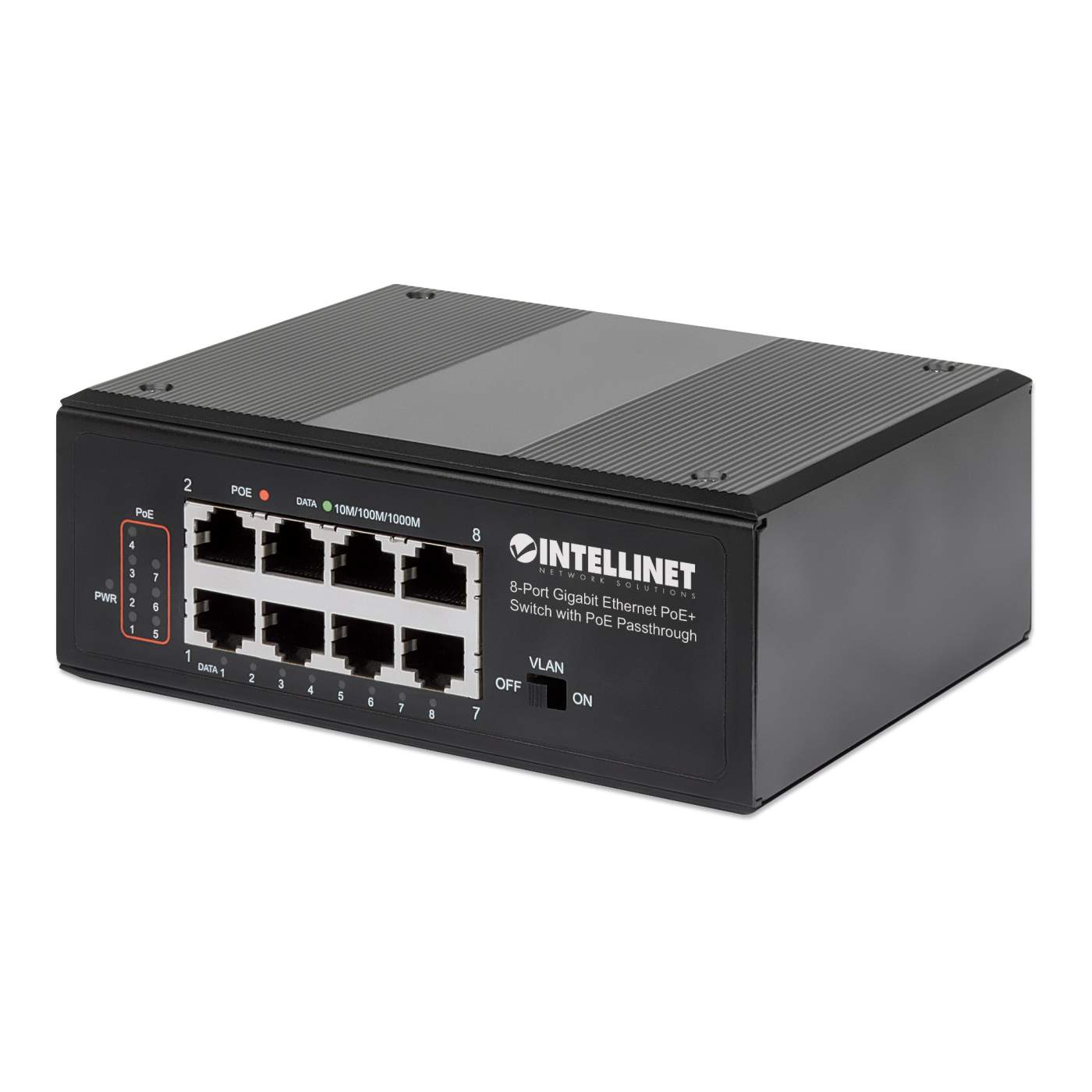 8 Port PoE Powered Switch - FASTCABLING