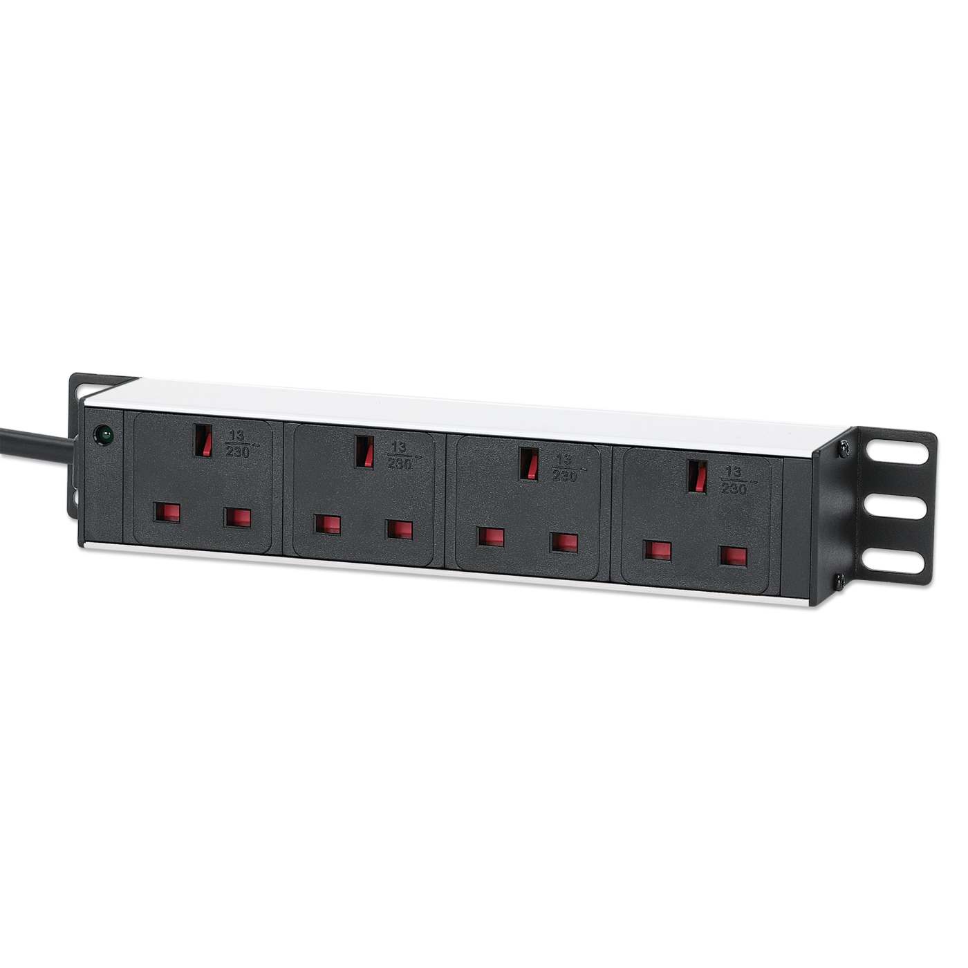 10" 1U Rack Mount 4-Output Power Distribution Unit (PDU) Image 1