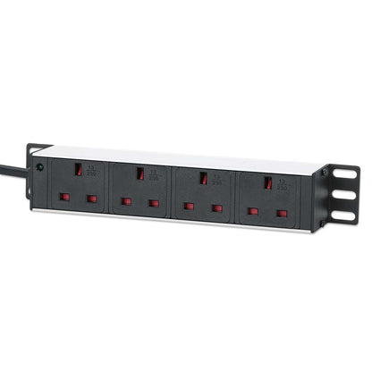 10" 1U Rack Mount 4-Output Power Distribution Unit (PDU) Image 1