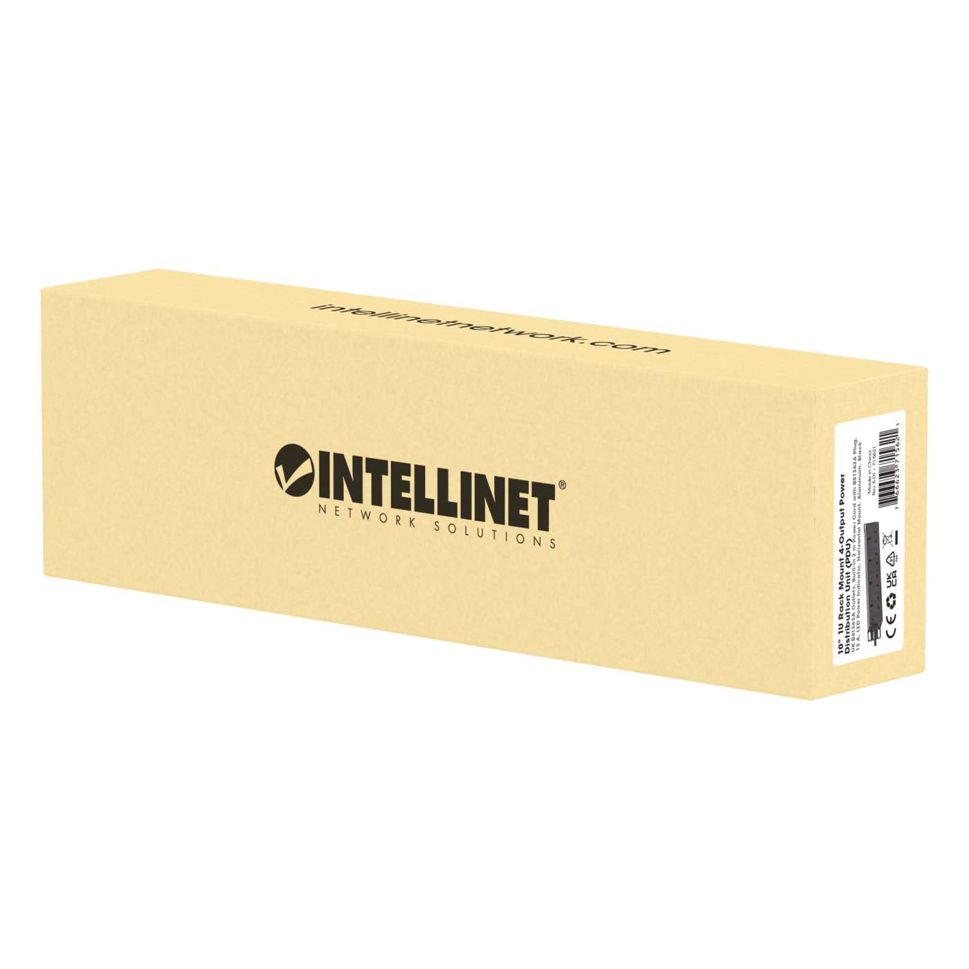 10" 1U Rack Mount 4-Output Power Distribution Unit (PDU) Packaging Image 2