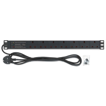 19" 1U Rack Mount 7-Output Power Distribution Unit (PDU) / Surge Protector Image 6
