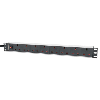 19" 1U Rack Mount 8-Output Power Distribution Unit (PDU) Image 1