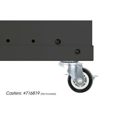 19" Basic Wall Mount Network Cabinet, 12U, 400 mm Depth, Black Image 8