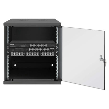 19" Basic Wall Mount Network Cabinet, 12U, 560 mm Depth, Black Image 4