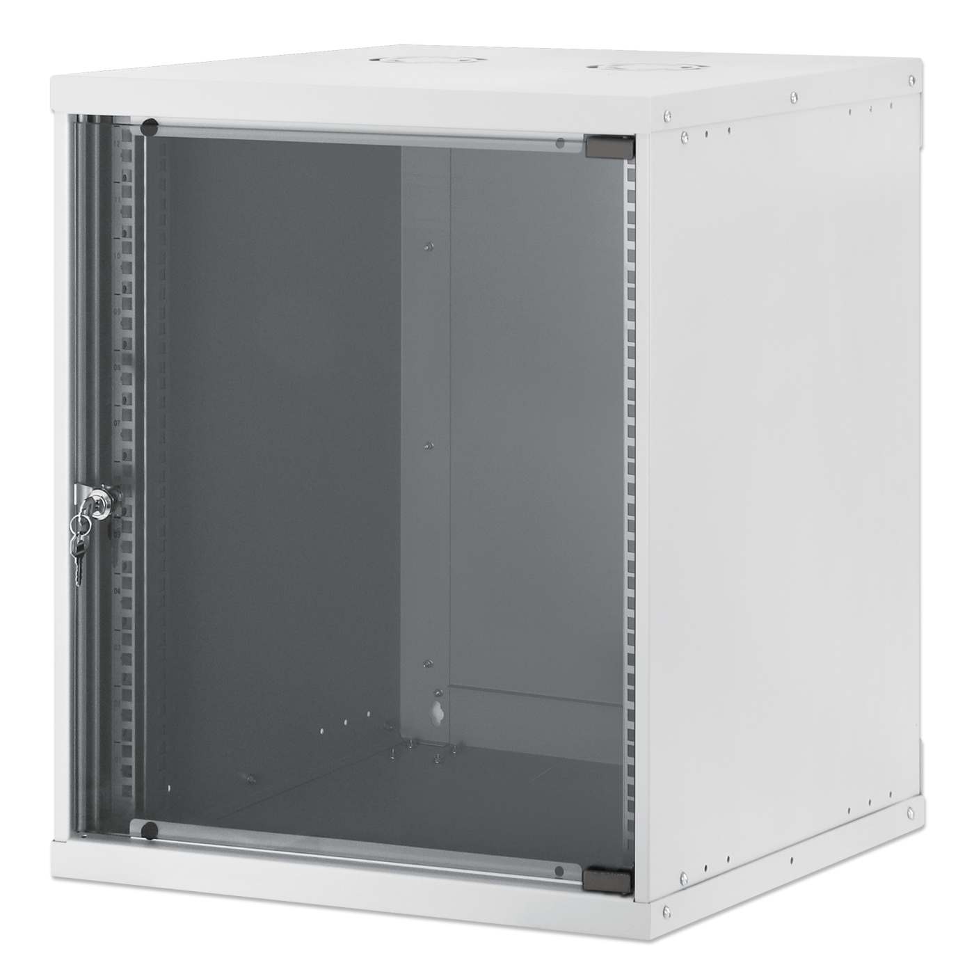 19" Basic Wall Mount Network Cabinet, 12U, 560 mm Depth, Gray Image 1