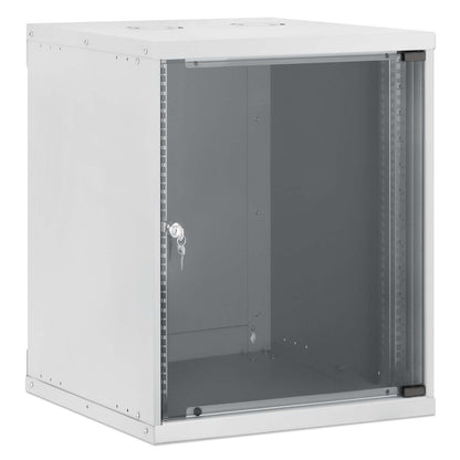 19" Basic Wall Mount Network Cabinet, 12U, 560 mm Depth, Gray Image 2