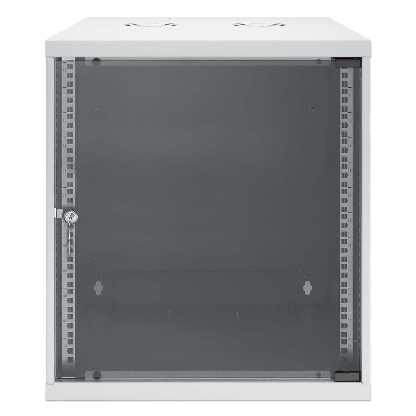 19" Basic Wall Mount Network Cabinet, 12U, 560 mm Depth, Gray Image 3