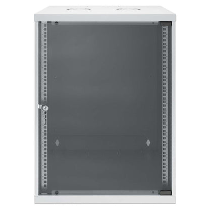19" Basic Wall Mount Network Cabinet, 15U, 400 mm Depth, Gray Image 3