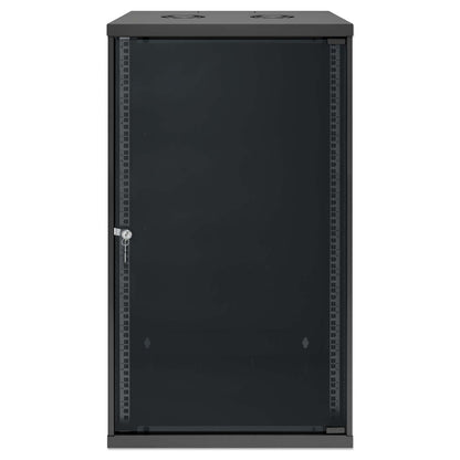 19" Basic Wall Mount Network Cabinet, 20U, 400 mm Depth, Black Image 3