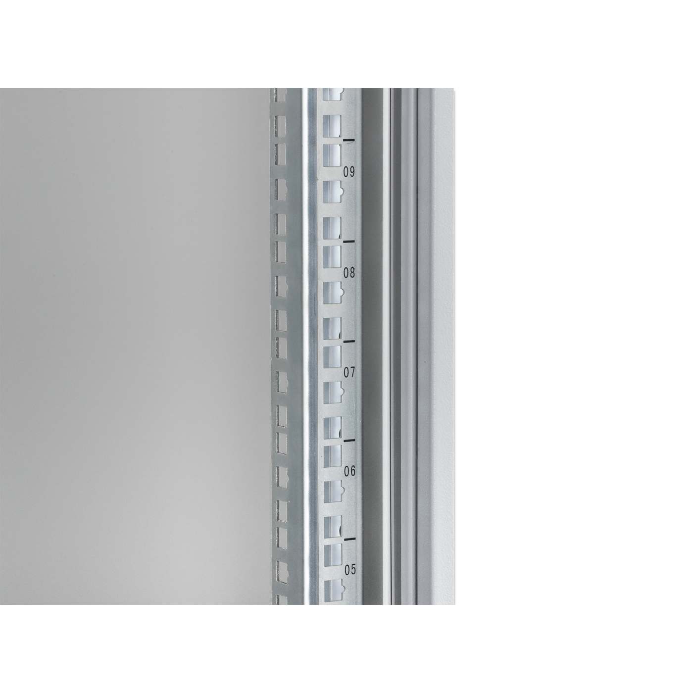 19" Basic Wall Mount Network Cabinet, 20U, 400 mm Depth, Gray Image 7