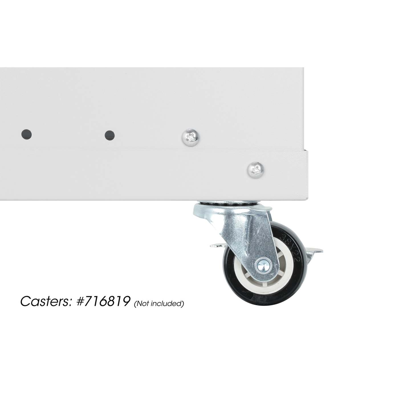 19" Basic Wall Mount Network Cabinet, 20U, 400 mm Depth, Gray Image 8