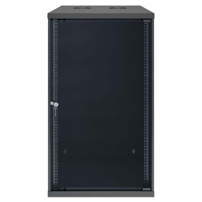 19" Basic Wall Mount Network Cabinet, 20U, 560 mm Depth, Black Image 3