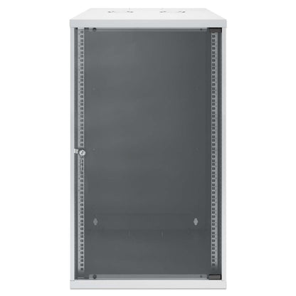 19" Basic Wall Mount Network Cabinet, 20U, 560 mm Depth, Gray Image 3