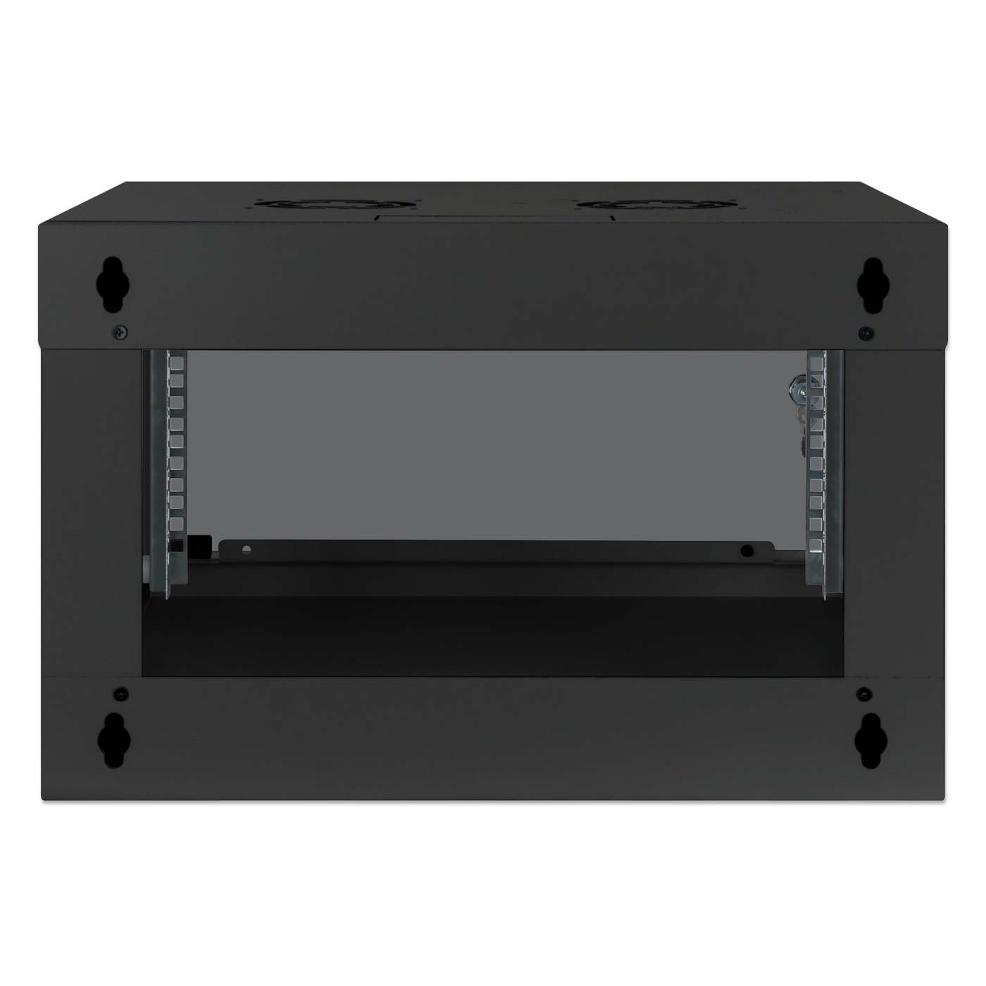 19" Basic Wallmount Cabinet, 6U, 400 mm Depth, Black Image 6