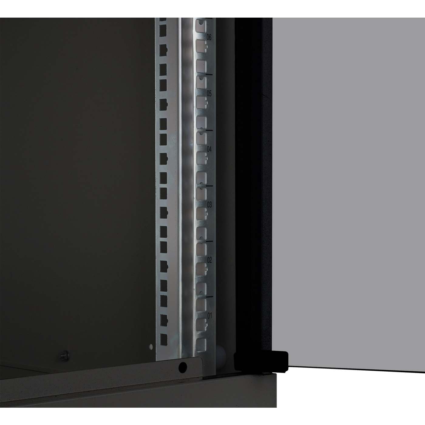 19" Basic Wallmount Cabinet, 6U, 400 mm Depth, Black Image 7