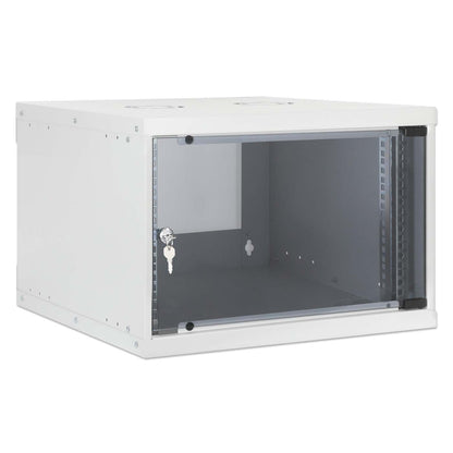 19" Basic Wallmount Cabinet, 6U, 400 mm Depth, Gray Image 2
