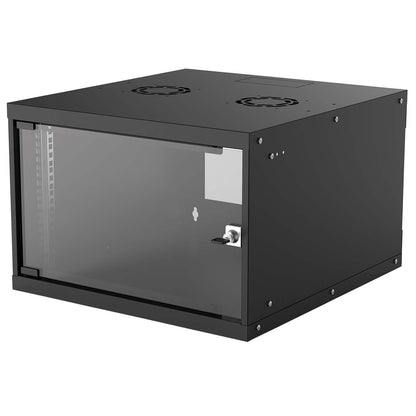 19" Basic Wallmount Cabinet, 6U, 560 mm Depth, Black Image 1