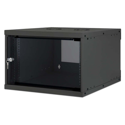 19" Basic Wallmount Cabinet, 6U, 560 mm Depth, Black Image 1