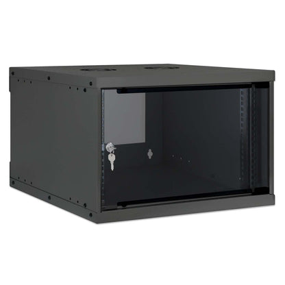 19" Basic Wallmount Cabinet, 6U, 560 mm Depth, Black Image 2
