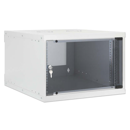 19" Basic Wallmount Cabinet, 6U, 560 mm Depth, Gray Image 2