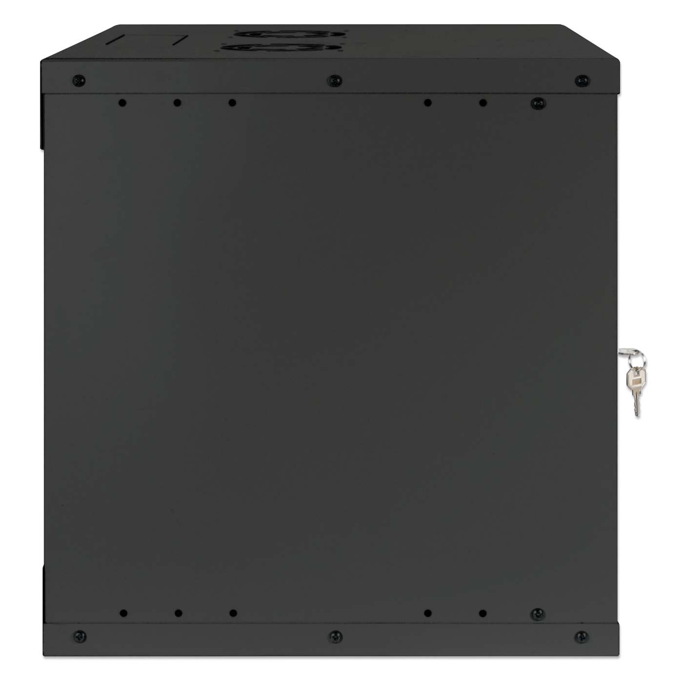 19" Basic Wallmount Cabinet, 9U, 400 mm Depth, Black Image 5