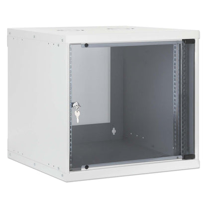 19" Basic Wallmount Cabinet, 9U, 400 mm Depth, Gray Image 2