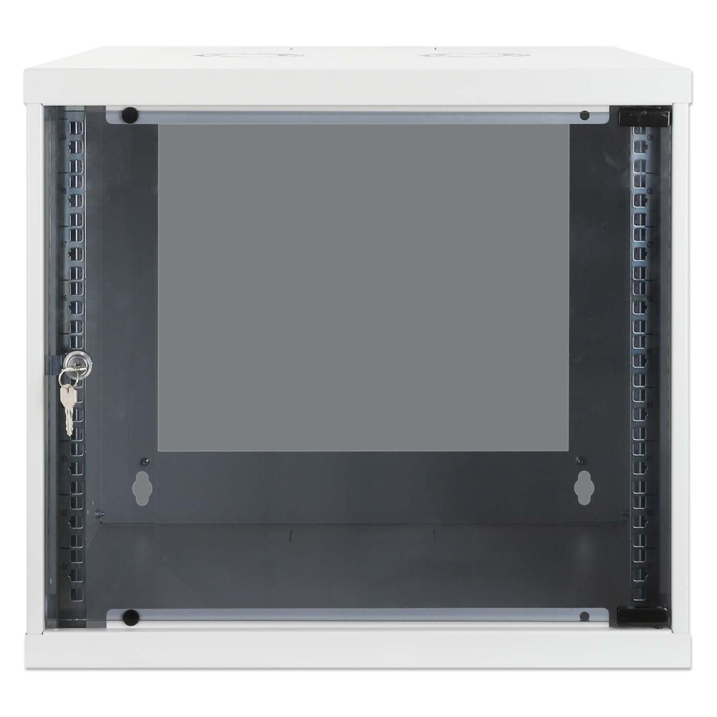 19" Basic Wallmount Cabinet, 9U, 400 mm Depth, Gray Image 3