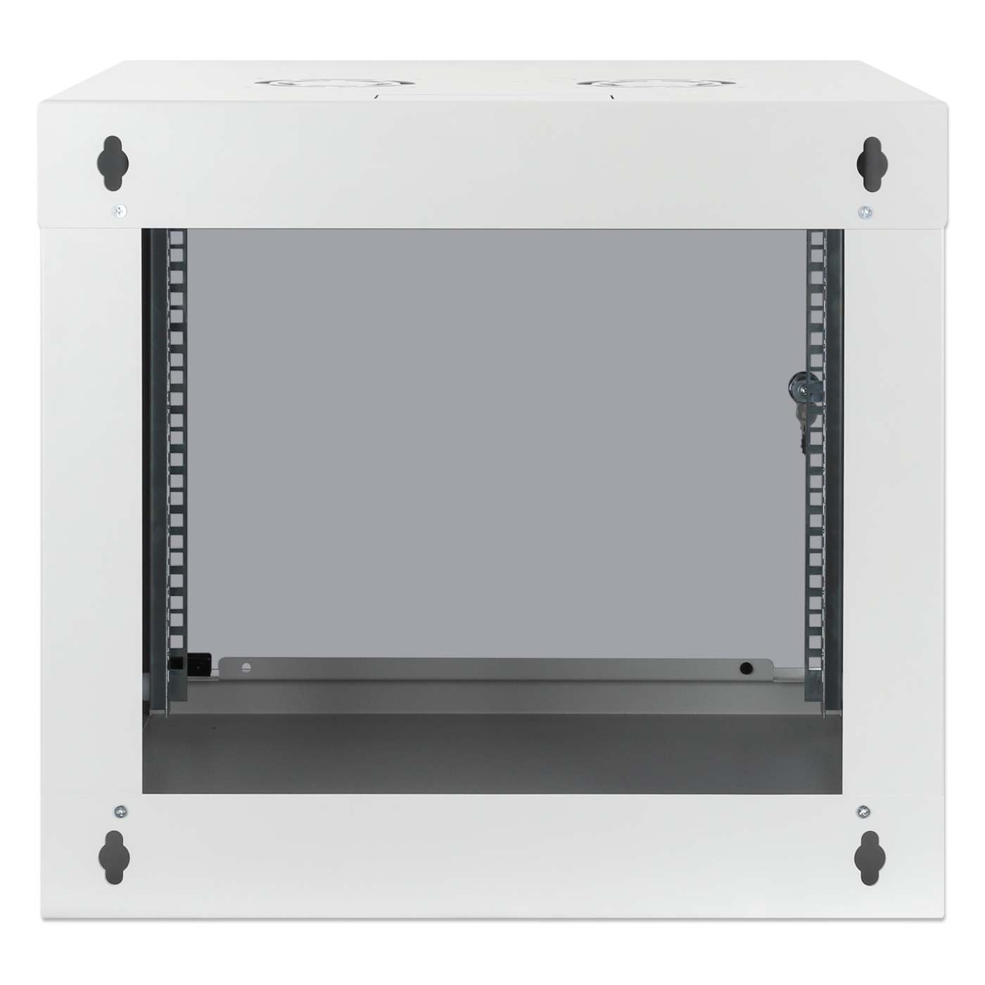 19" Basic Wallmount Cabinet, 9U, 400 mm Depth, Gray Image 6
