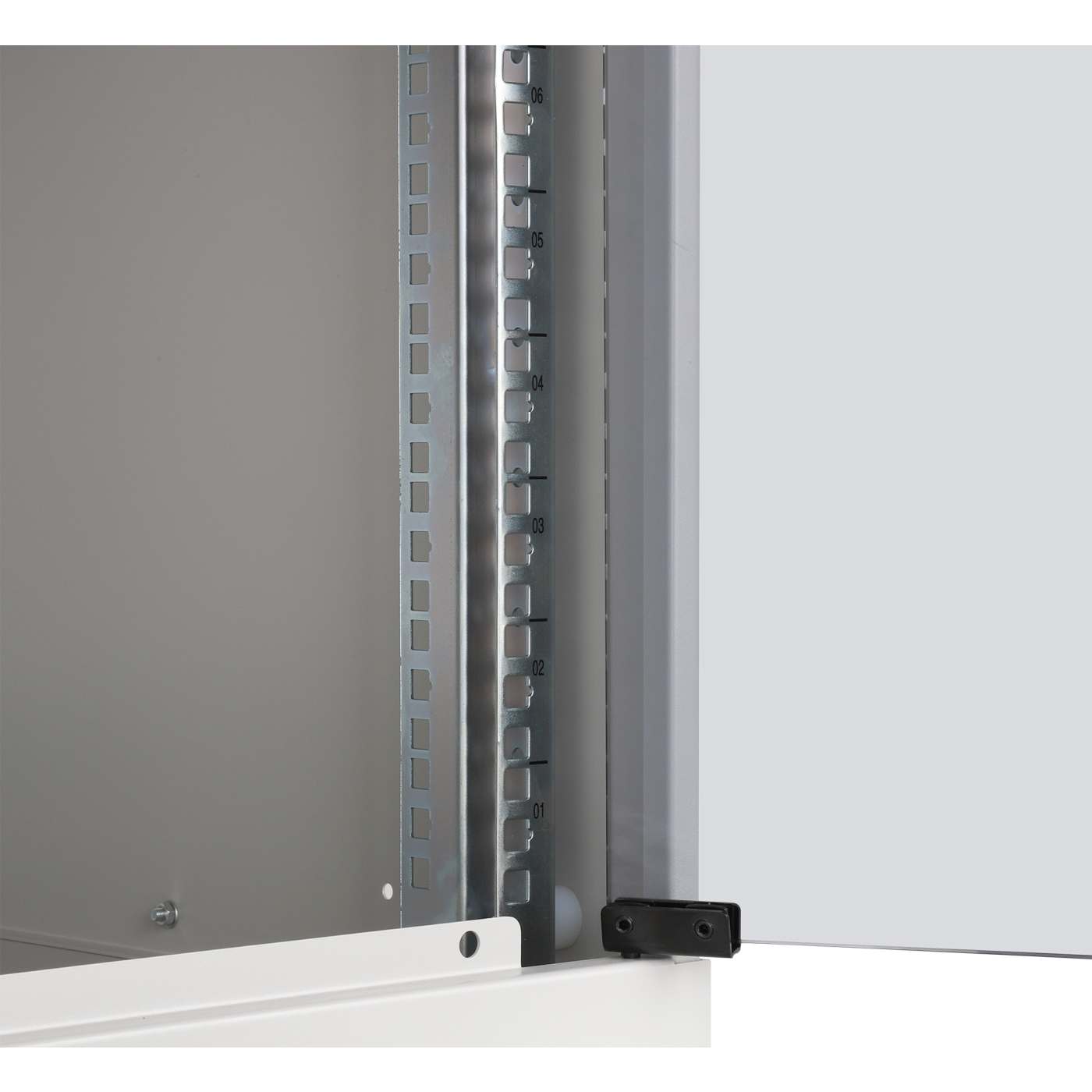 19" Basic Wallmount Cabinet, 9U, 400 mm Depth, Gray Image 7