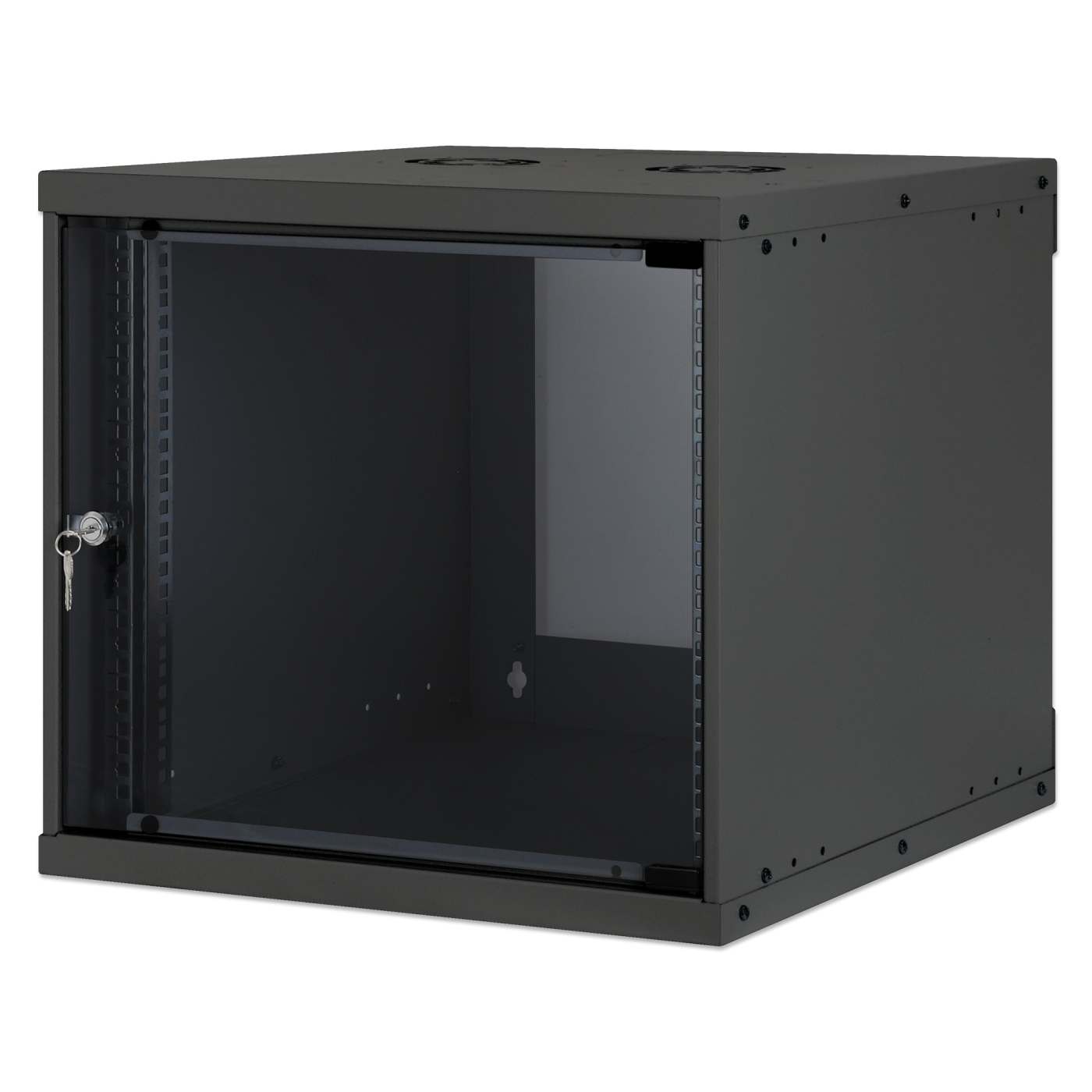 19" Basic Wallmount Cabinet, 9U, 560 mm Depth, Black Image 1