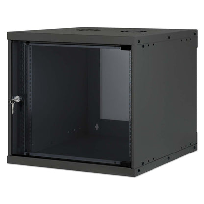 19" Basic Wallmount Cabinet, 9U, 560 mm Depth, Black Image 1