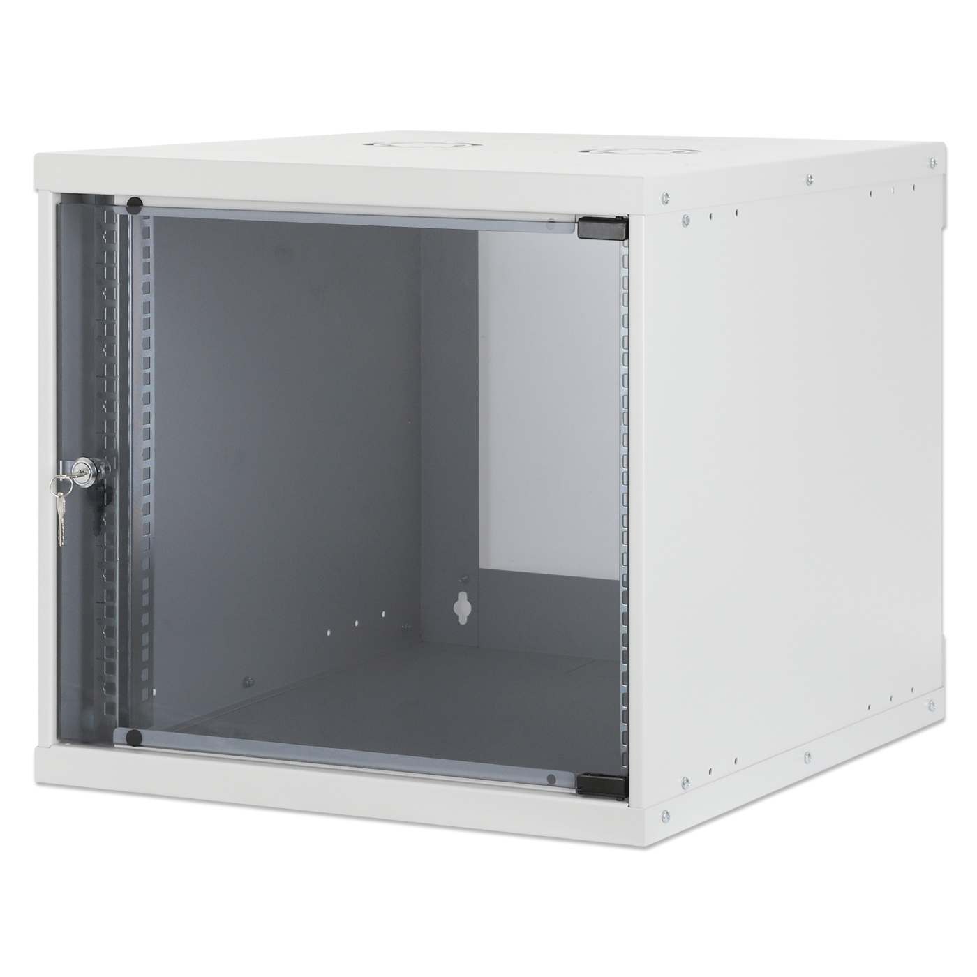 19" Basic Wallmount Cabinet, 9U, 560 mm Depth, Gray Image 1