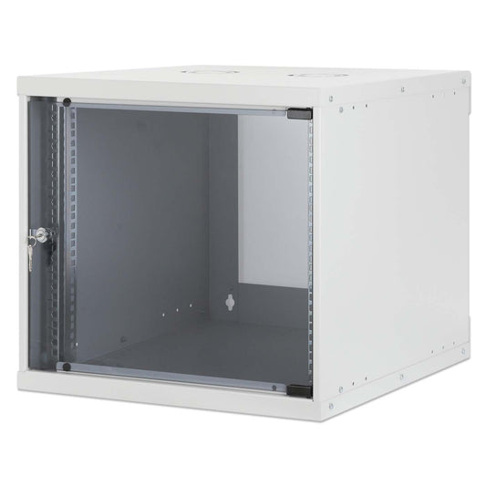19" Basic Wallmount Cabinet, 9U, 560 mm Depth, Gray Image 1