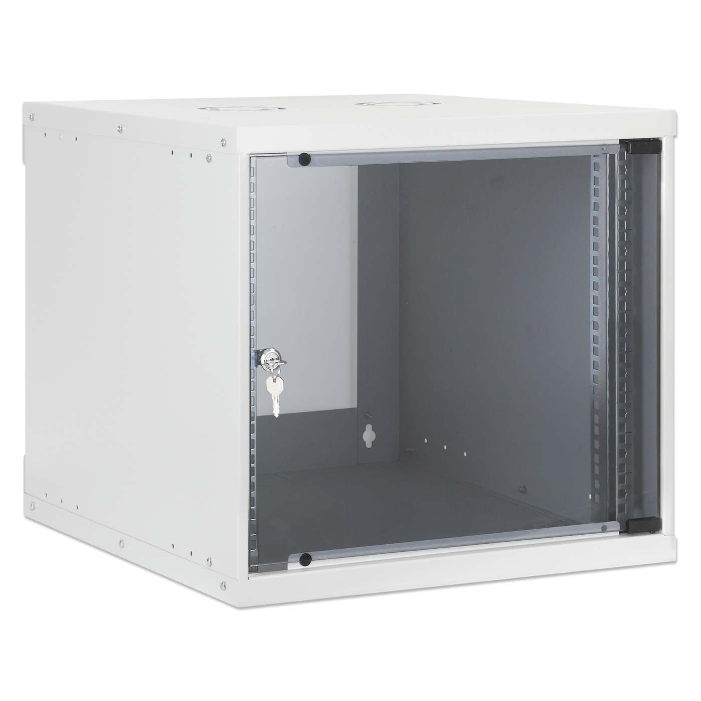 19" Basic Wallmount Cabinet, 9U, 560 mm Depth, Gray Image 2