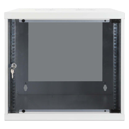 19" Basic Wallmount Cabinet, 9U, 560 mm Depth, Gray Image 3