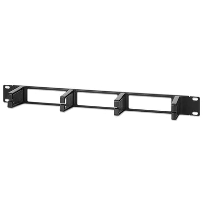 19" Cable Management Panel, 1U, Black Image 1
