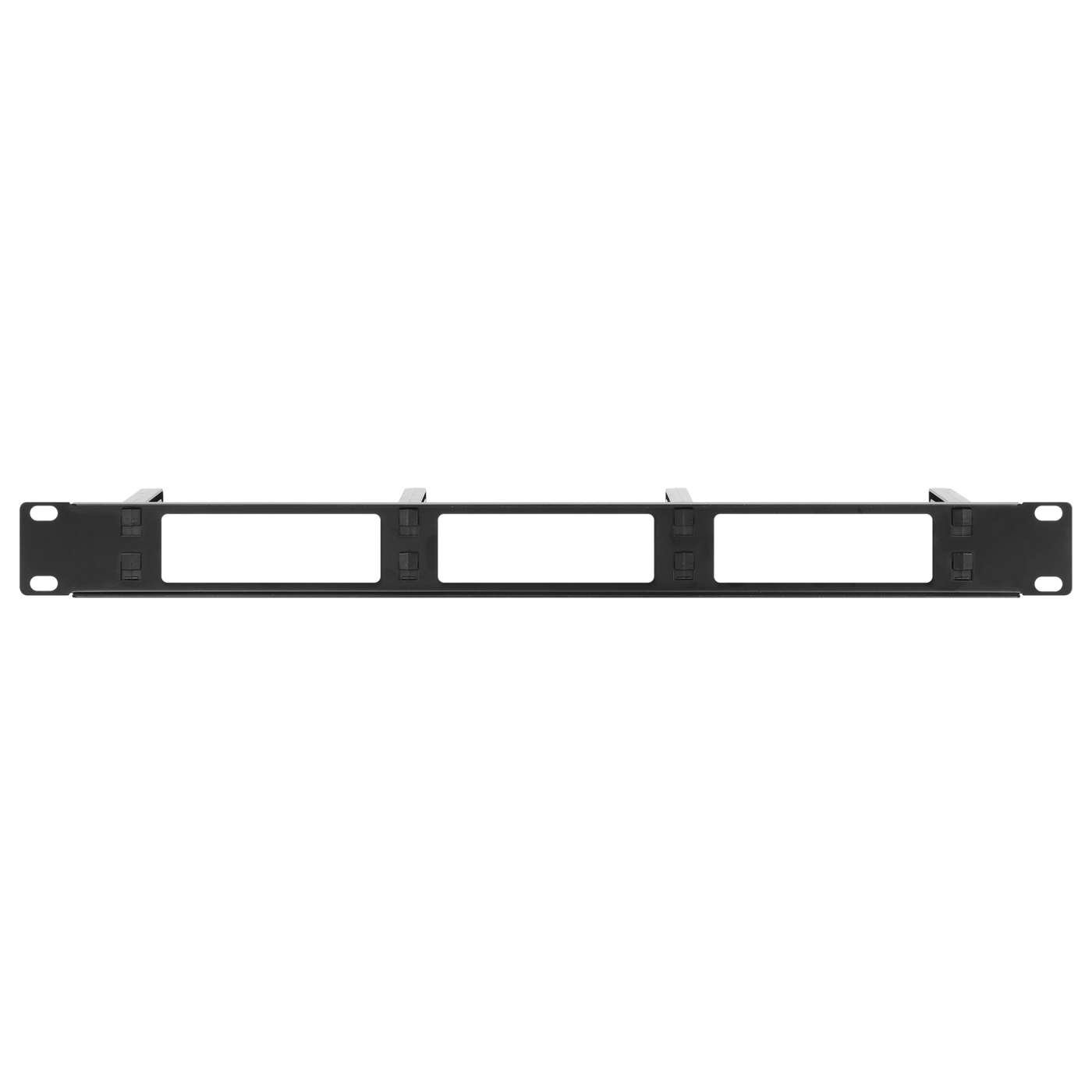 19" Cable Management Panel, 1U, Black Image 4