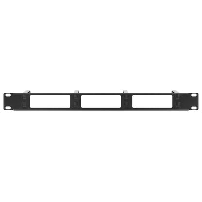 19" Cable Management Panel, 1U, Black Image 4