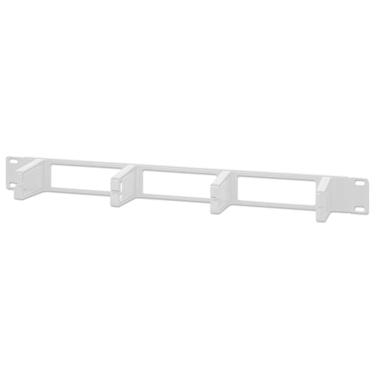 19" Cable Management Panel, 1U, Gray Image 1