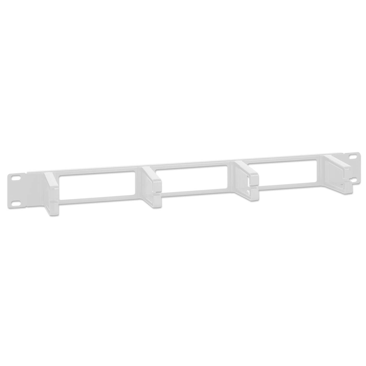 19" Cable Management Panel, 1U, Gray Image 2