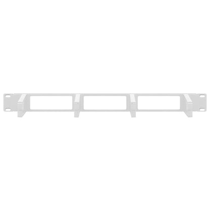 19" Cable Management Panel, 1U, Gray Image 3